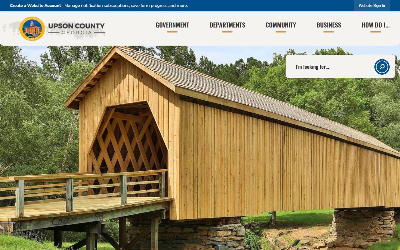 Upson County court records official homepage