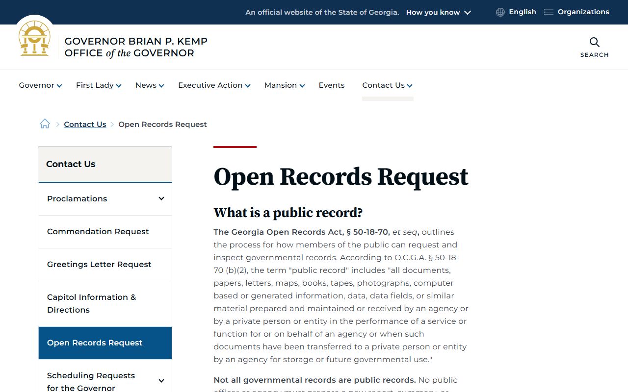 Upson County Clerk of Superior Court open records request guide