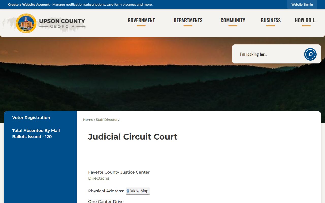 Upson County court charges judicial circuit directory