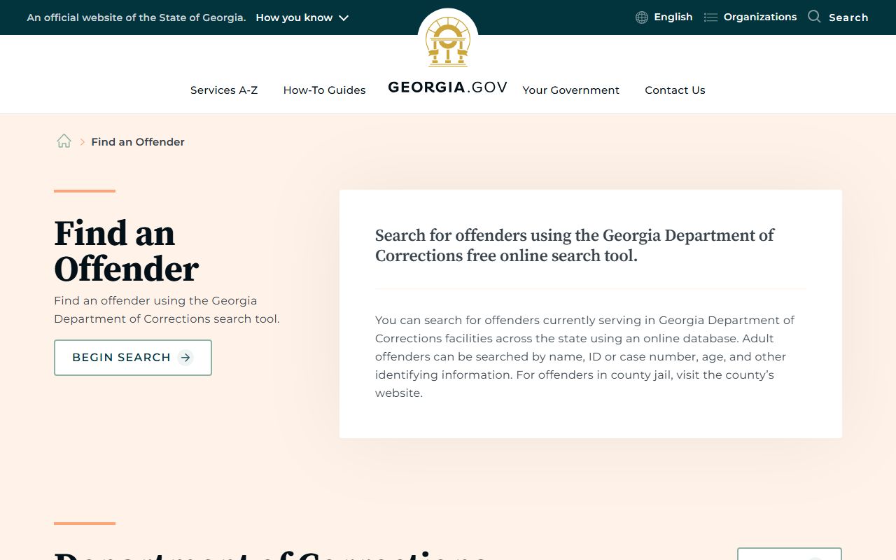Upson County court charge records and Georgia offender lookup guide